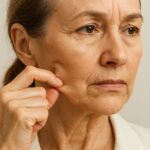 Exemplo de pele com flacidez